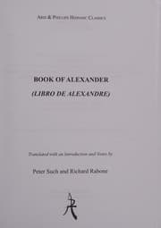 Book of Alexander (Libro de Alexandre)
