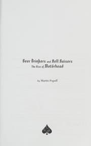 Beer drinkers and hell raisers