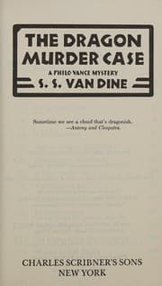 The dragon murder case, a Philo Vance story