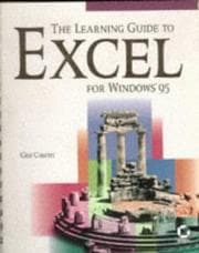 The learning guide to Excel for Windows 95