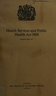 Health Services and Public Health Act 1968