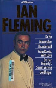 Dr No / Moonraker / Thunderball / From Russia with Love / On Her Majesty's Secret Service / Goldfinger