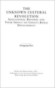 The unknown cultural revolution