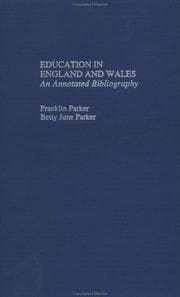 Education in England and Wales