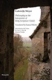 Philosophy as the interpreter of Holy Scripture (1666)