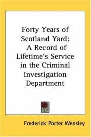 Forty Years of Scotland Yard