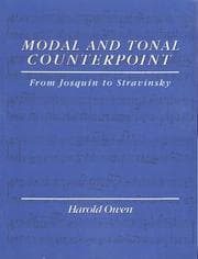 Modal and tonal counterpoint
