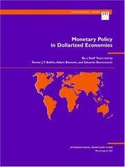 Monetary policy in dollarized economies