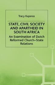 State, civil society, and apartheid in South Africa
