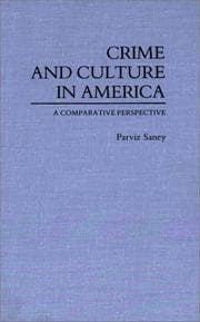Crime and culture in America
