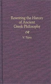 Rewriting the history of ancient Greek philosophy