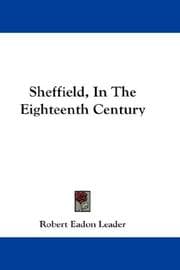 Sheffield in the eighteenth century