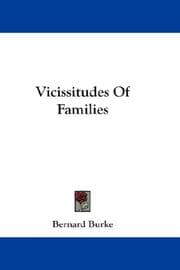 A second series of vicissitudes of families