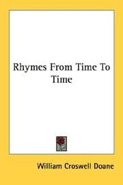 Rhymes from time to time