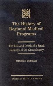 The History of Regional Medical Programs