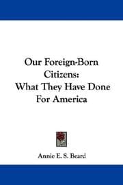 Our foreign-born citizens