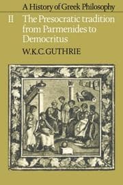 A history of Greek philosophy