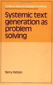 Systemic text generation as problem solving