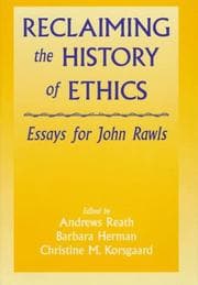 Reclaiming the history of ethics