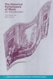 The historical performance of music