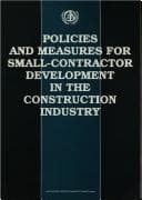 Policies and measures for small-contractor development in the construction industry