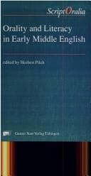 Orality and literacy in early Middle English