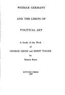 Weimar Germany and the limits of political art