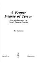 A proper degree of terror