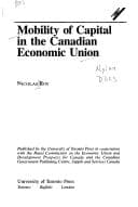 Mobility of capital in the Canadian economic union