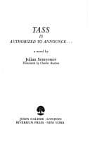 TASS is authorized to announce -