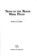 None of the roads were paved