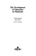 The development of education in Manitoba