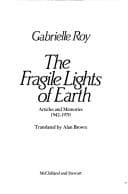 The fragile lights of earth