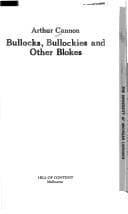 Bullocks, bullockies, and other blokes
