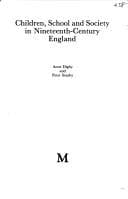 Children, school and society in nineteenth century England