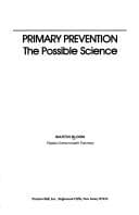 Primary prevention, the possible science