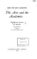 The arts and the academies