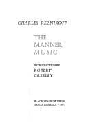 The manner music