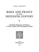 Basle and France in the sixteenth century