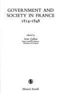 Government and society in France, 1814-1848