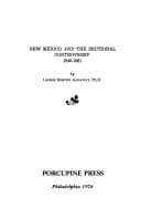 New Mexico and the sectional controversy, 1846-1861