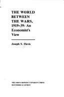 The world between wars, 1919-39