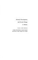 Political development and social change in Ghana: Ghana under Nkrumah