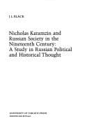 Nicholas Karamzin and Russian society in the nineteenth century