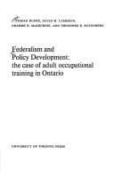 Federalism and policy development