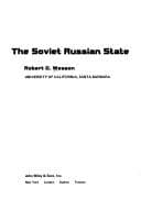 The Soviet Russian state