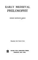 Early medieval philosophy