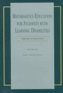 Mathematics education for students with learning disabilities