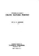 Studies in early Celtic nature poetry