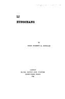 Li Hungchang (Studies in Chinese history and civilization)
